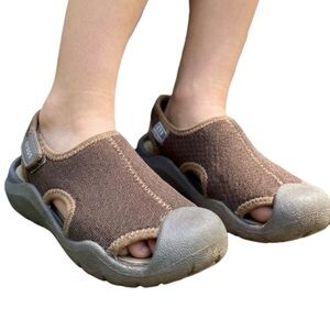 Crocs Kids Brown Sandals Size J3